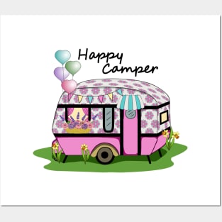 Happy Camper Posters and Art